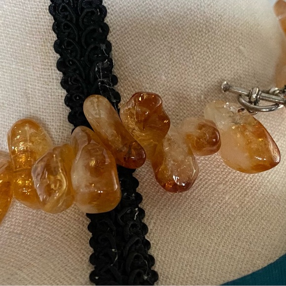 Chunky Citrine Chocker - Picture 4 of 6
